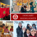 Four images of YES Abroad participants from December IG posts