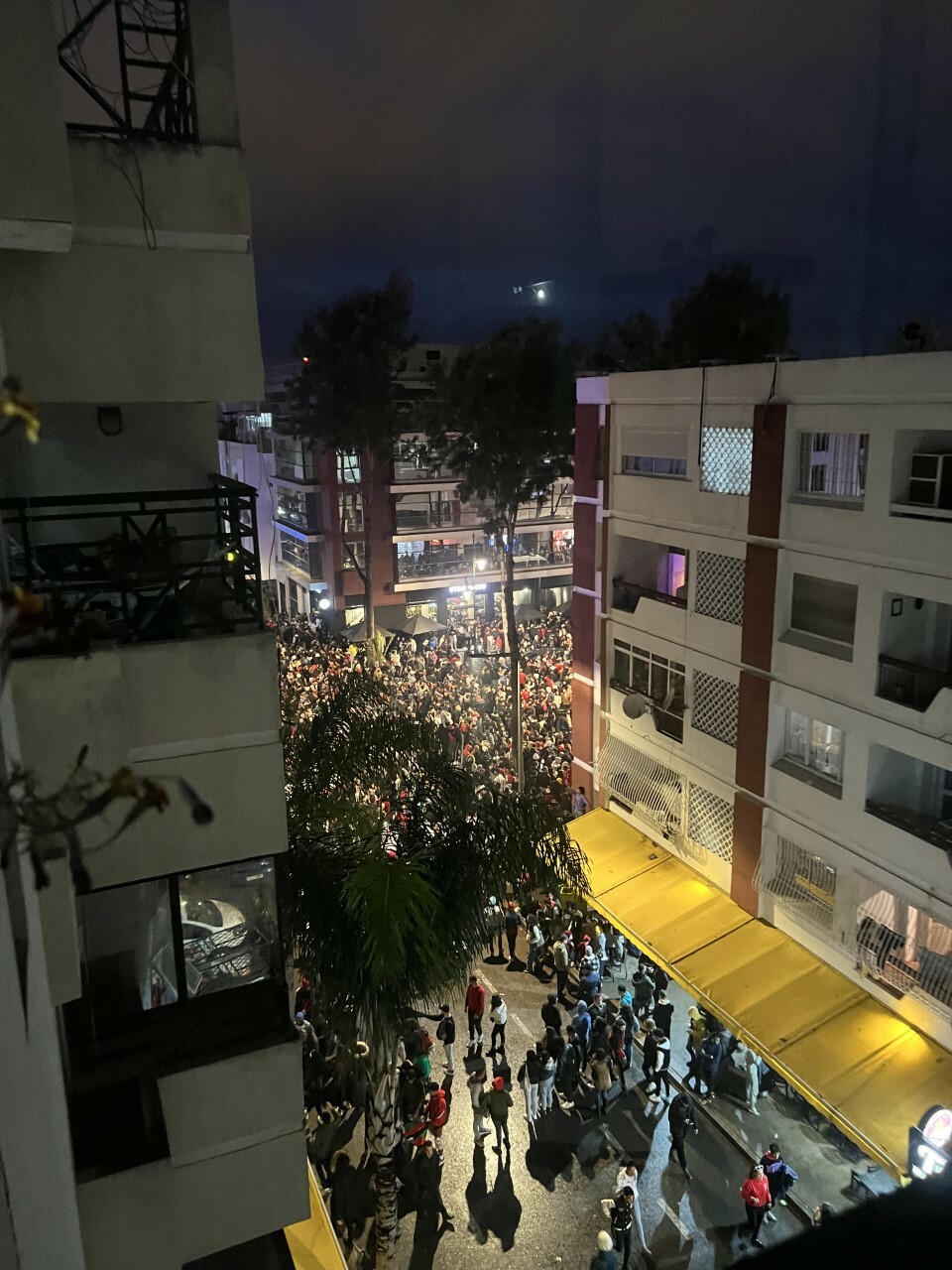 Aerial Image Of Celebrations In The Street