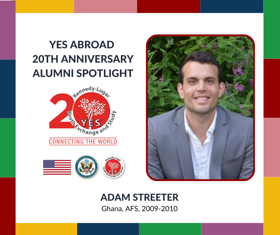 20th Anniversary Spotlight Graphic with Adam's Photo