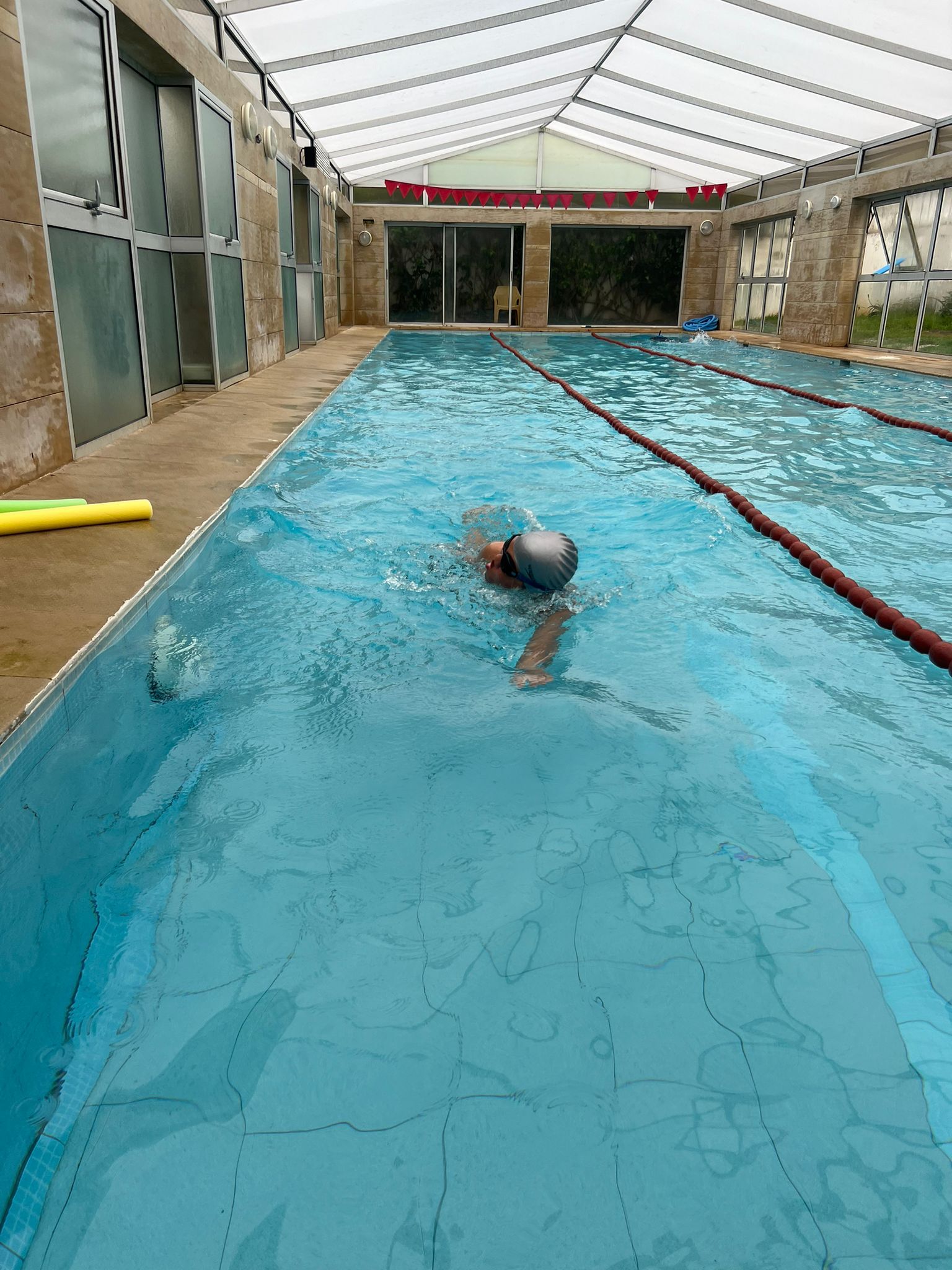 Swimming class in Morocco
