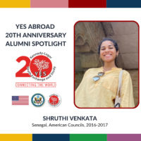 YES Abroad Alumni Spotlight: Shruthi Venkata