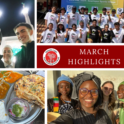 Four images of YES Abroad participants in their host countries from March IG posts