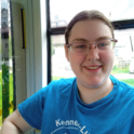 Photo of Syarra riding the trolley bus